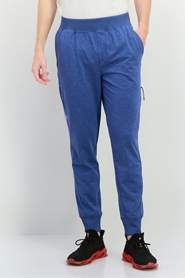 Men Regular Fit Heather Serenity Flow Jogger Pants, Blue