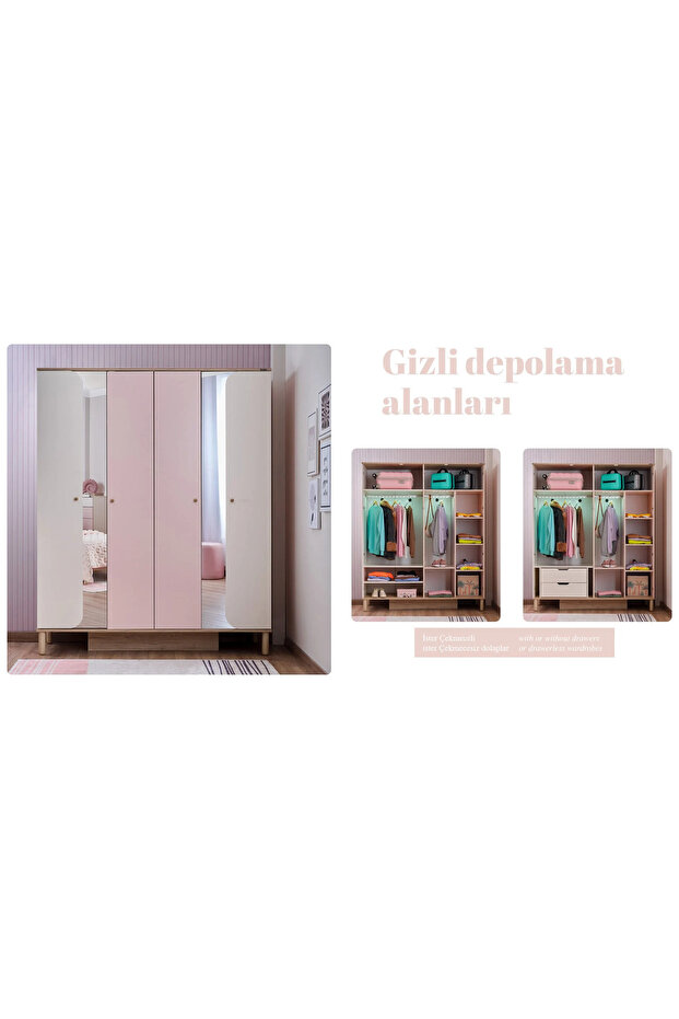 Sofia 4 Kapaklı Dolap - 3