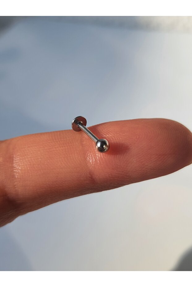Top Çubuk Çelik Piercing Helix Lobe Tragus Rook Kıkırdak - 2