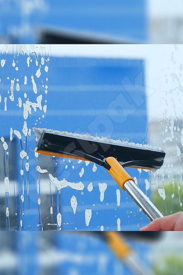 V Mop - Çekpaslı Sert Uçlu - Derz Fırçası - Banyo Fırçası - Temizlenmesi Zor Alanlara - 9