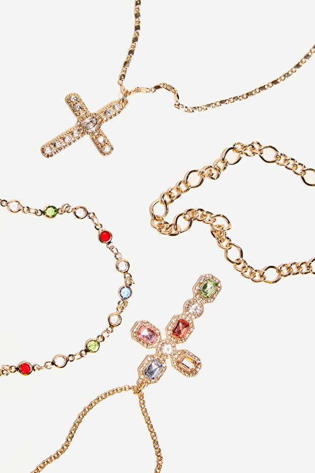 4'lü uçlu kolye seti - 3