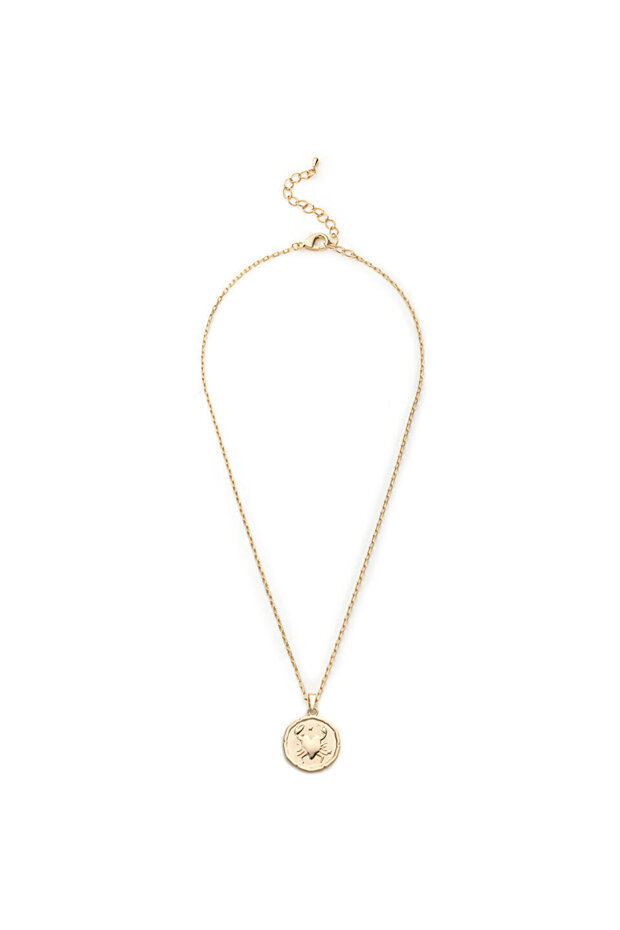 YENGEÇ BURCU TEMALI KOLYE - 1