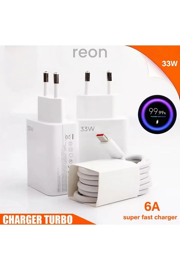 Type-c 33w (WATT) Hızlı Şarj Cihazı Adaptörü Ve Kablosu (KUTULU SET) - 3