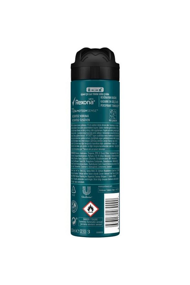 Men Erkek Sprey Deodorant Invisible Ocean Deep 72 Saat Kesintisiz Üstün Koruma 150 Ml - 8