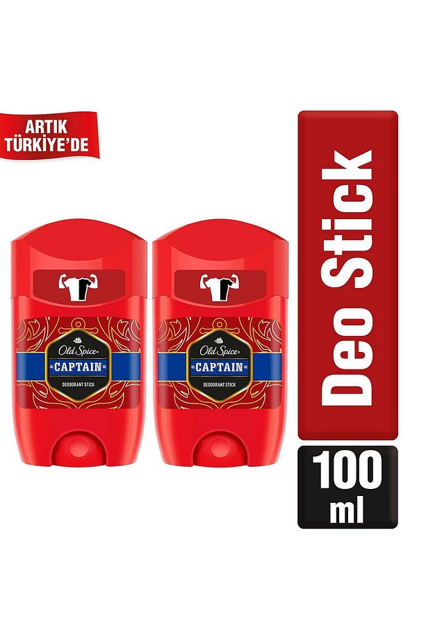 Deo Stick Captain X2 Adet - 1