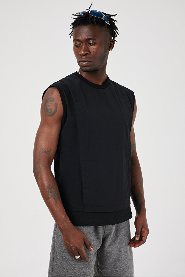Rogue Men's Sleeveless Sports T-Shirt Black