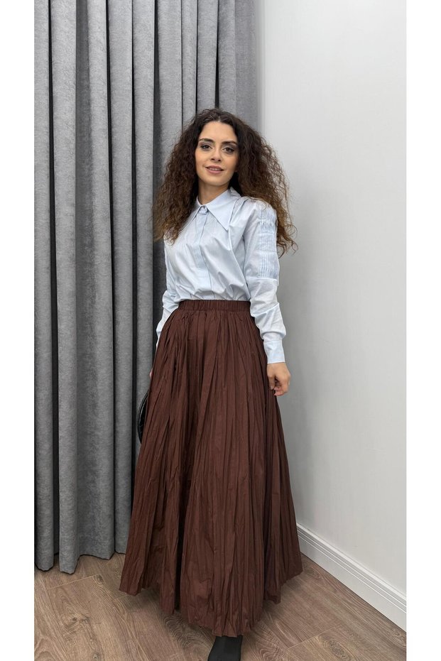 Kraş Premium Skirt -Brown