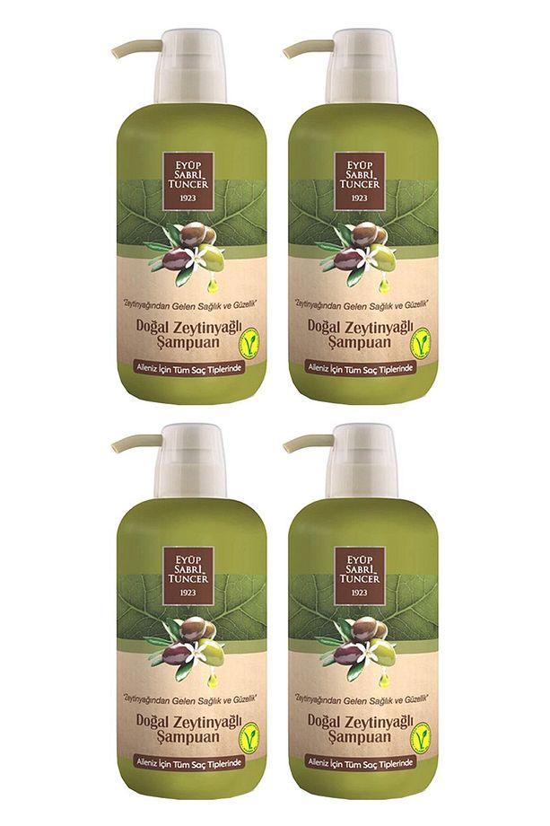 Doğal Zeytinyağlı Şampuan 600 ml X4 Adet - 1