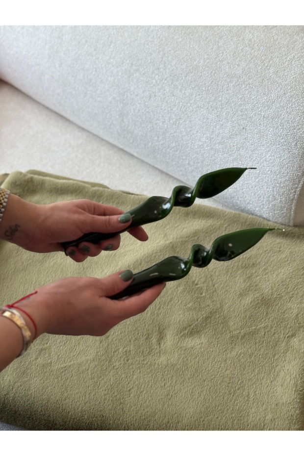 Zigzag Şamdan Mum - 1