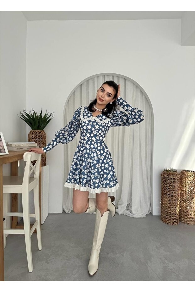 Bebe Yaka Elbise - 2