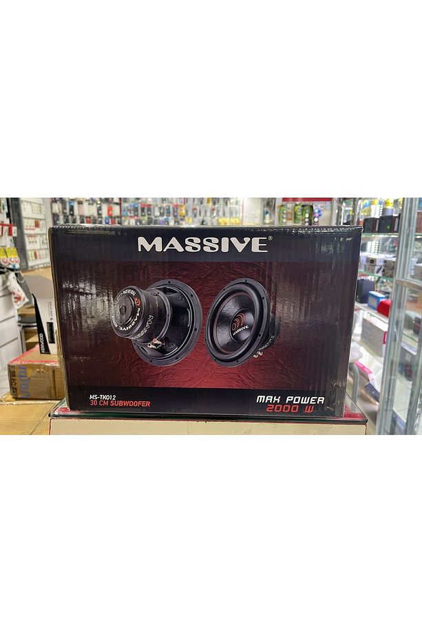 Ms-tko12 L Port Kabinli 2000wat 800 Rms 30cm Subwoofer Bas Çift Bobin - 6