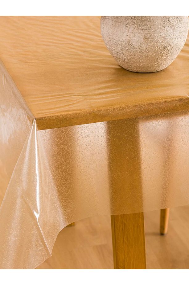 LCW HOME Sarı Şeffaf Masa Örtüsü 140x180 Cm T T - 1