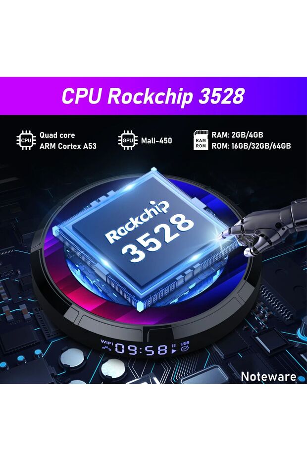 H96 Max 8k Ultra Hd Android 13 Dört Çekirdek Rk3528 Işlemci 4 Gb Ram 64 Gb Hafıza Tv Box - Wifisiz - 7