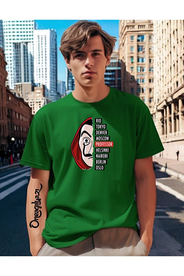 La Casa De Papel Printed Men's Oversize T-Shirt