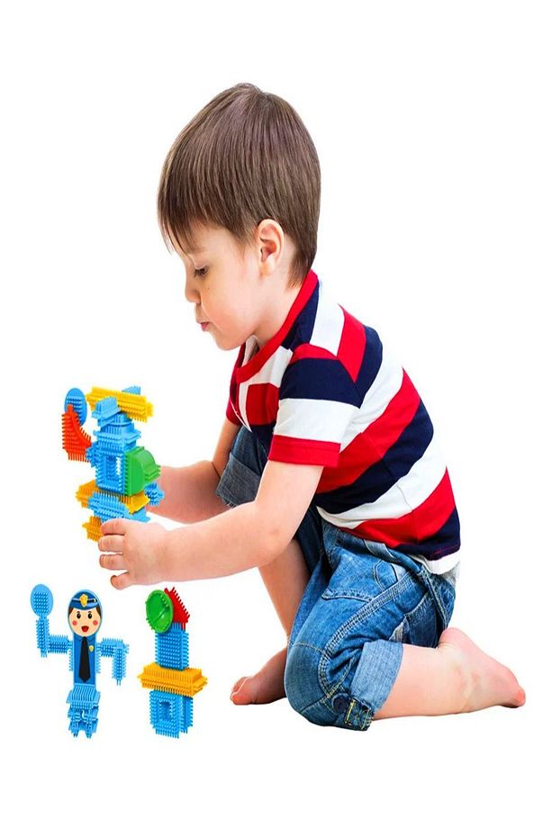 Polis Kaktüs Bloklar 55 Parça - Puzzle Inşa Yapı Bloklar - 4