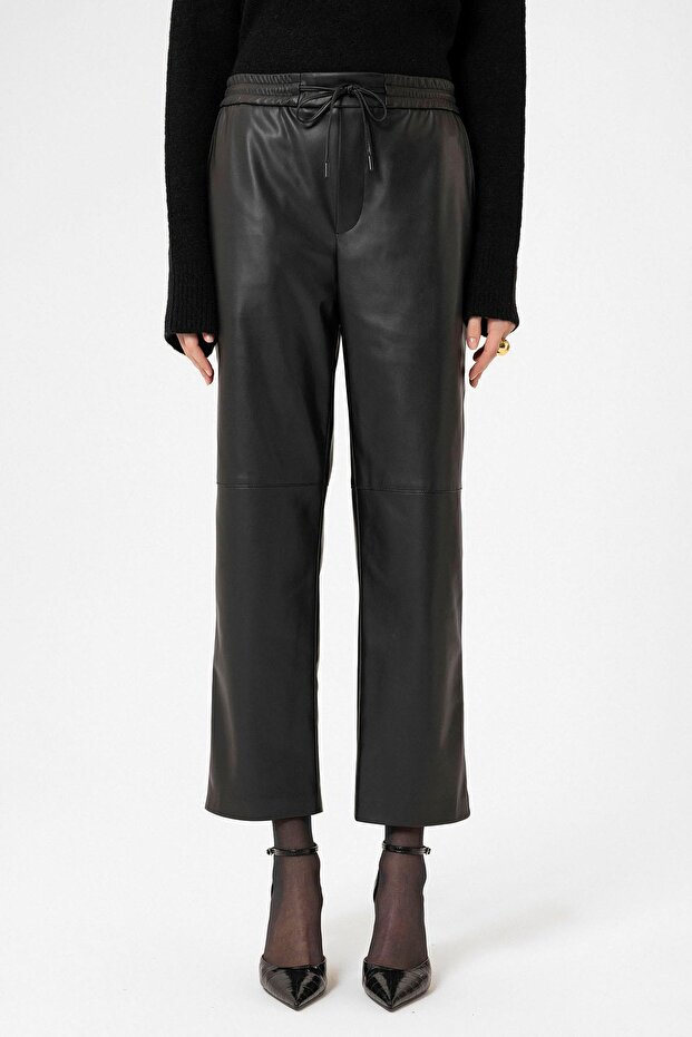 Women's Faux Leather Pants