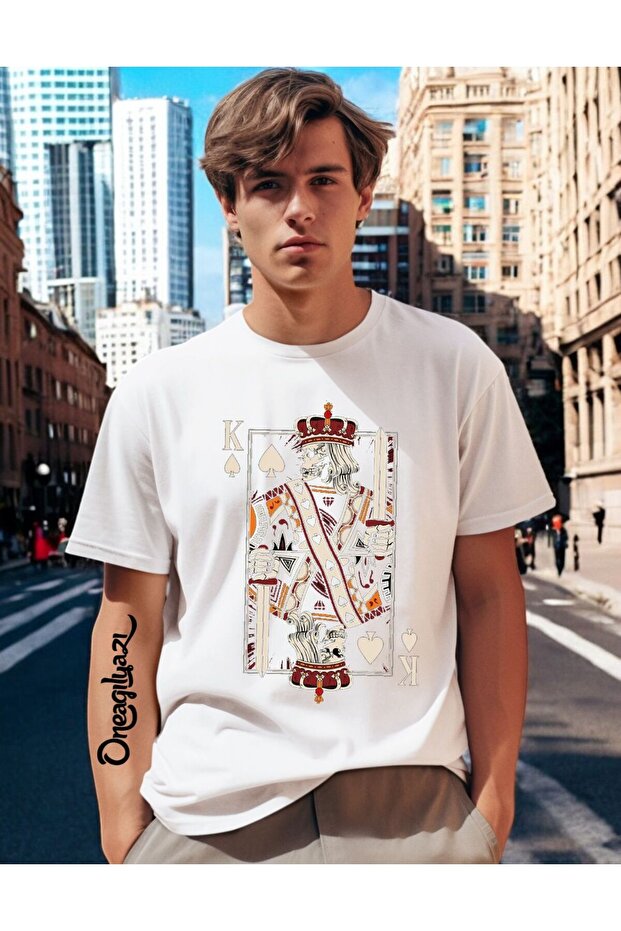 Alley Printed Men's Oversize T-Shirt