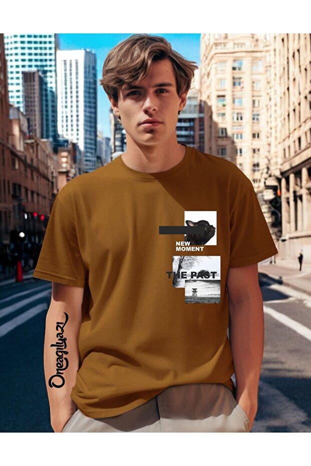 Printed Men's Oversize T-Shirt