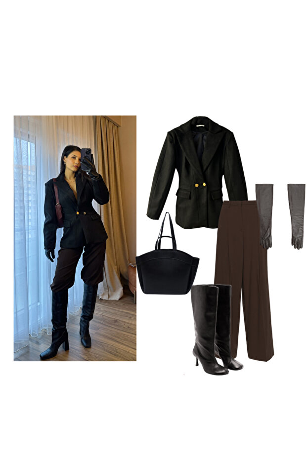 Kum saatı ceket - 3