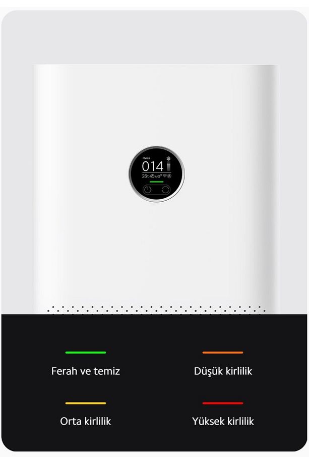 Pro Akıllı Bağlantı 3 Katmanlı HEPA Filtre, OLED Ekran ve Akıllı Kontrol ile Üstün Hava Temizleme - 7