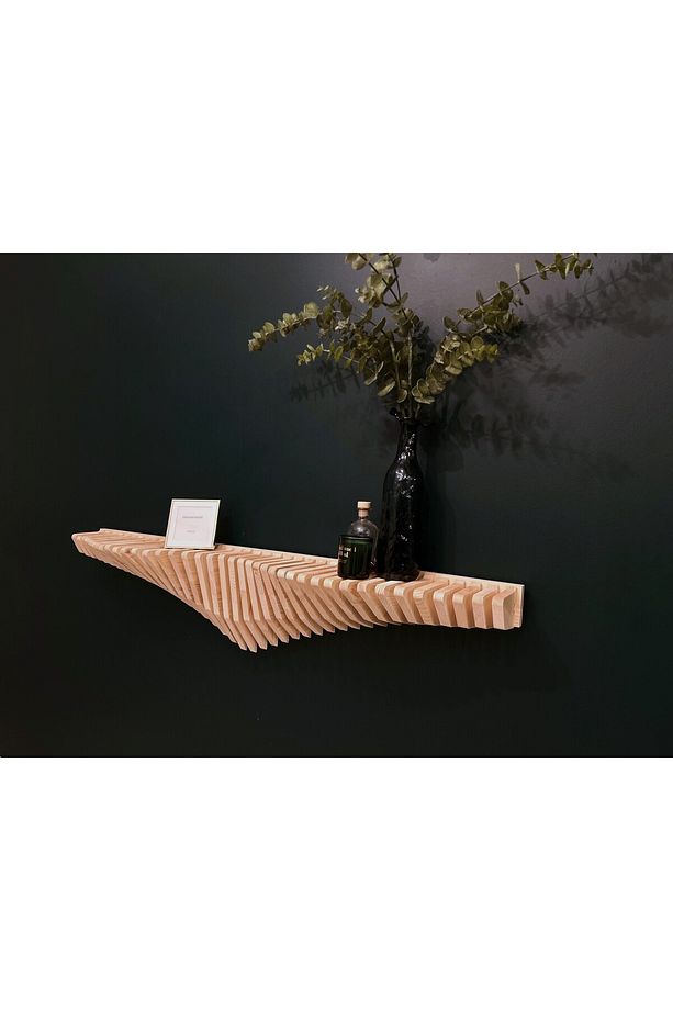 125 cm Masif Çam Ahşap Çok Amaçlı Ünite: TV Ünitesi, Duvar Rafı & Dresuar - 4
