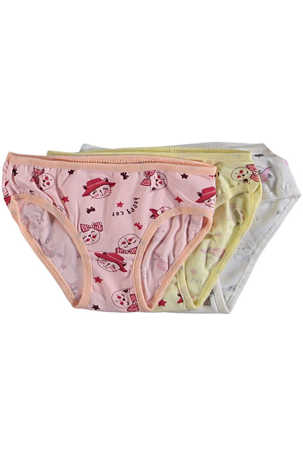 Girl 2-13 Years Mixed Patterned Slip Panties