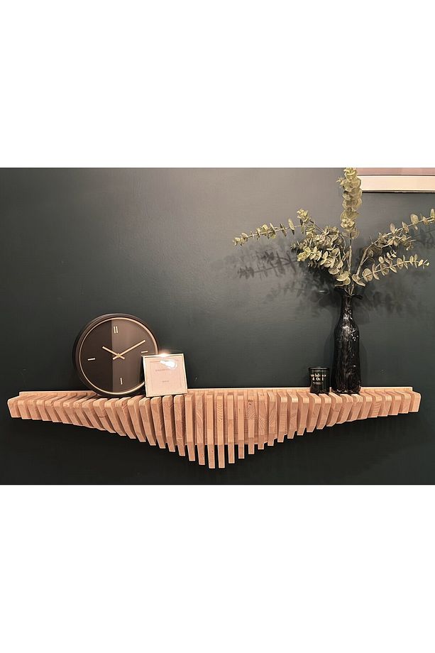 125 cm Masif Çam Ahşap Çok Amaçlı Ünite: TV Ünitesi, Duvar Rafı & Dresuar - 3