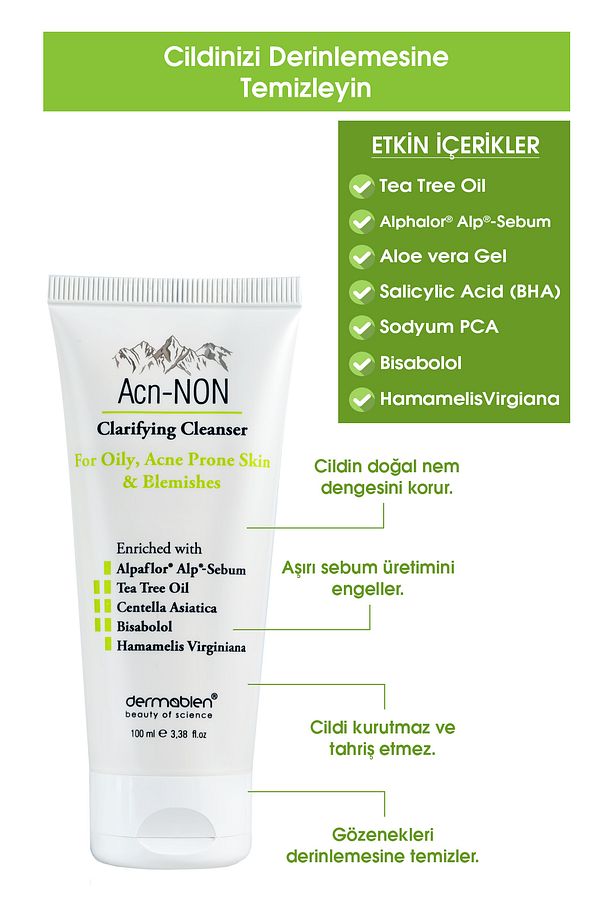 Acn-NON® Clarifying Cleanser 100ml - 3