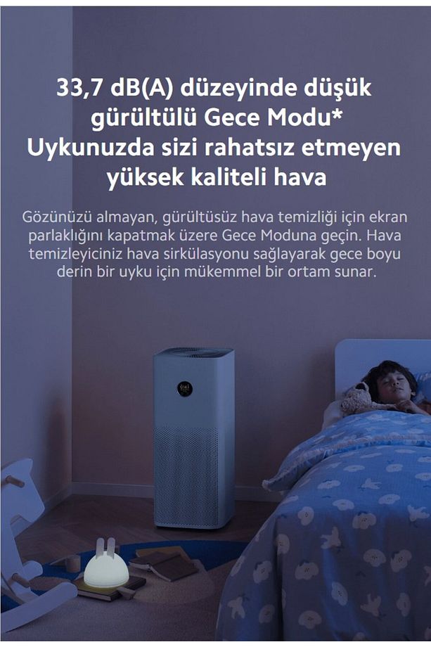 Pro Akıllı Bağlantı 3 Katmanlı HEPA Filtre, OLED Ekran ve Akıllı Kontrol ile Üstün Hava Temizleme - 5