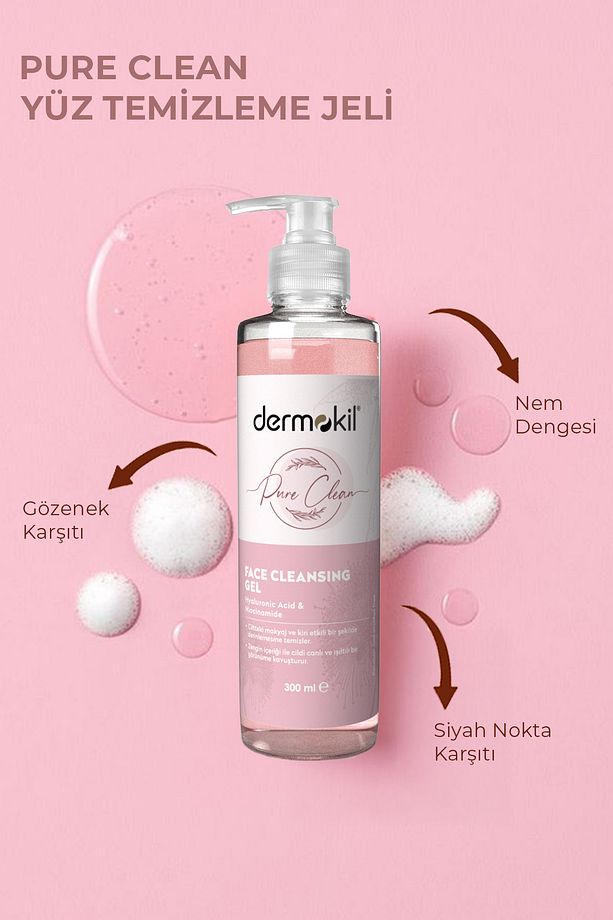 Pure Clean Yüz Temizleme Jeli 300 ml - 3