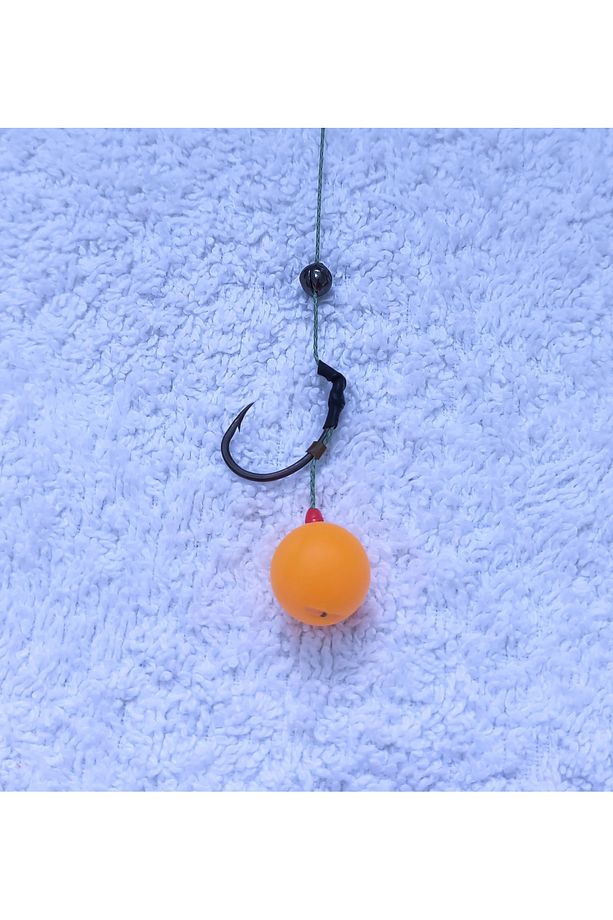 5 Adet Hamur Yaylı Sazan Rig Takımı ( 14 Mm Karışık Renkli Pop Up'Lı ) - 3