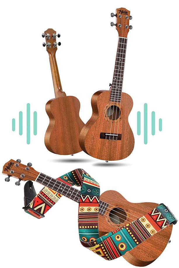 Tn-26mc Set Maun Tenör Ukulele (SOFTCASE TUNER CAPO METOD NOTA STİCKER ASKI PENA) - 4