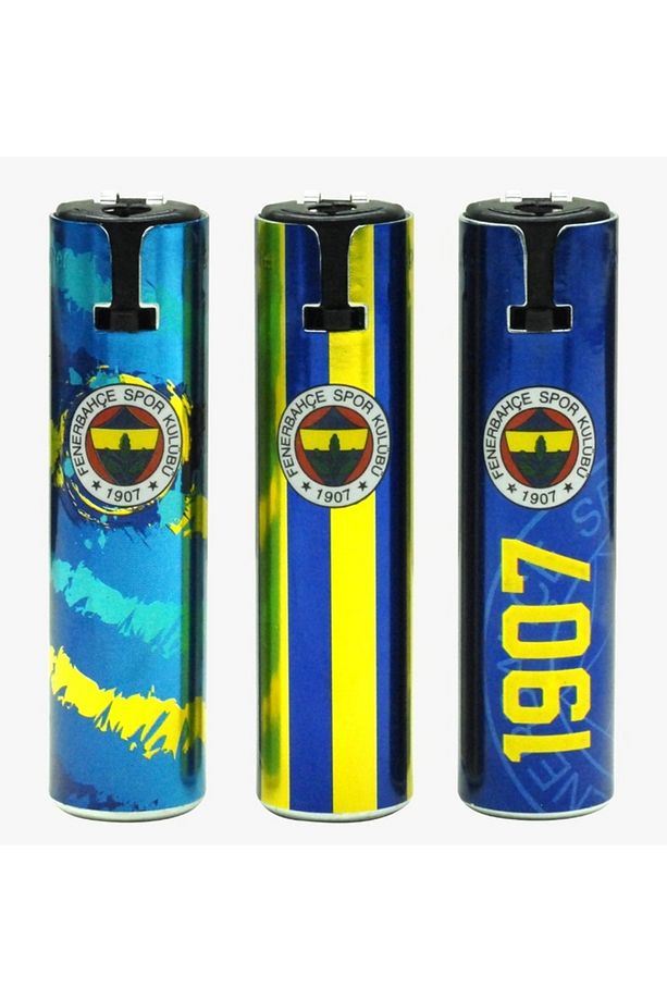 METAL TAŞLI TARAFTAR ÇAKMAK 3'LÜ SET - 1