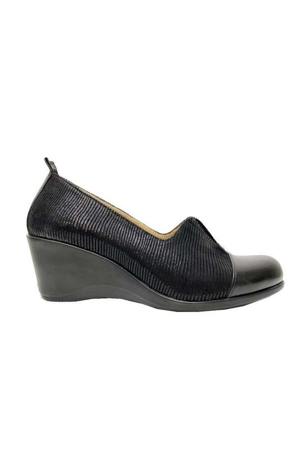 Nish Exclusive 910 Women's Genuine Leather Heeled Classic Shoes