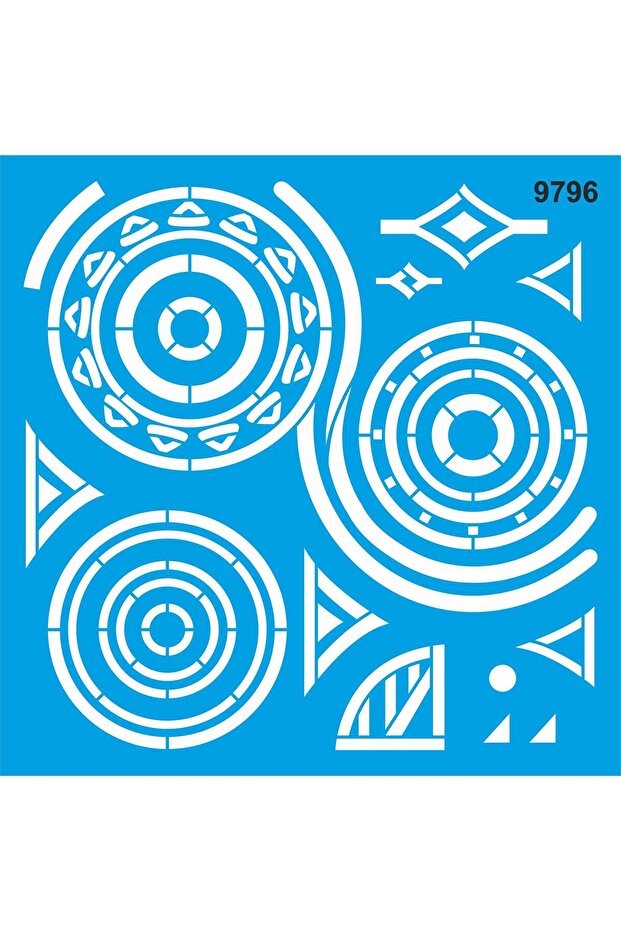 Aztec Pattern- Stencil Painting Template - 1