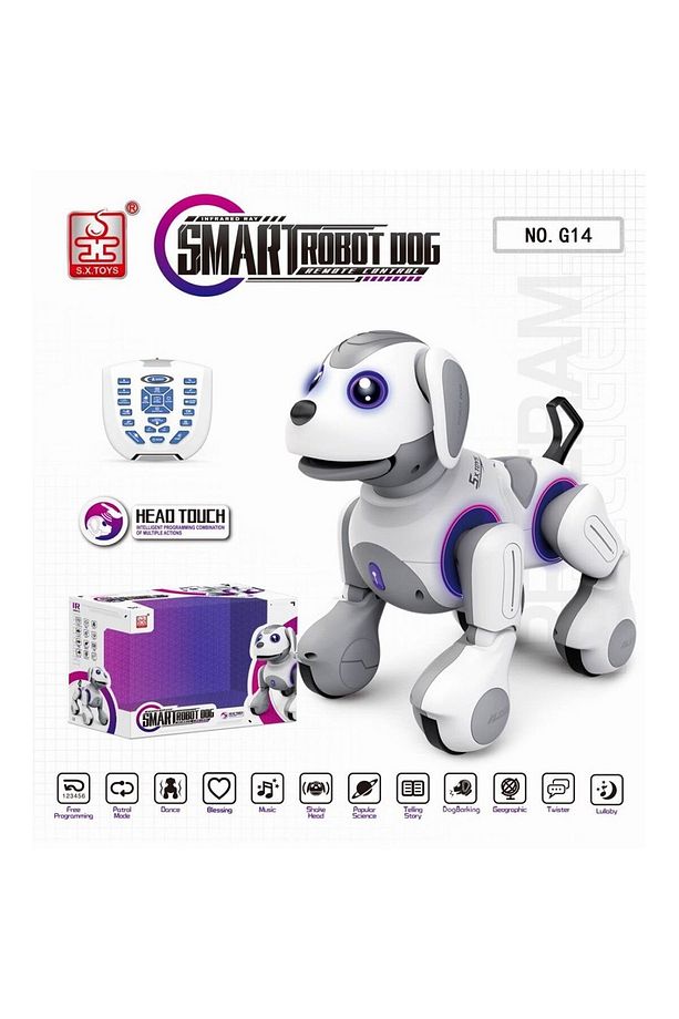 G14 Kumanlı Şarjlı Smart İnteraktif Akıllı Robot Köpek - 2