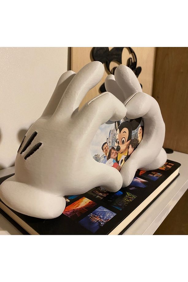 Mickey Mouse El Şeklinde Çerçeve. Çocuk Odası Dekoru, Çocuk Odası Çerçeve - 8