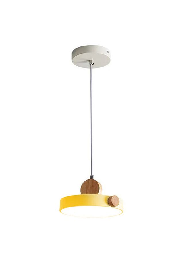 Tekli Sarı Led Modern Çocuk Avize - 1