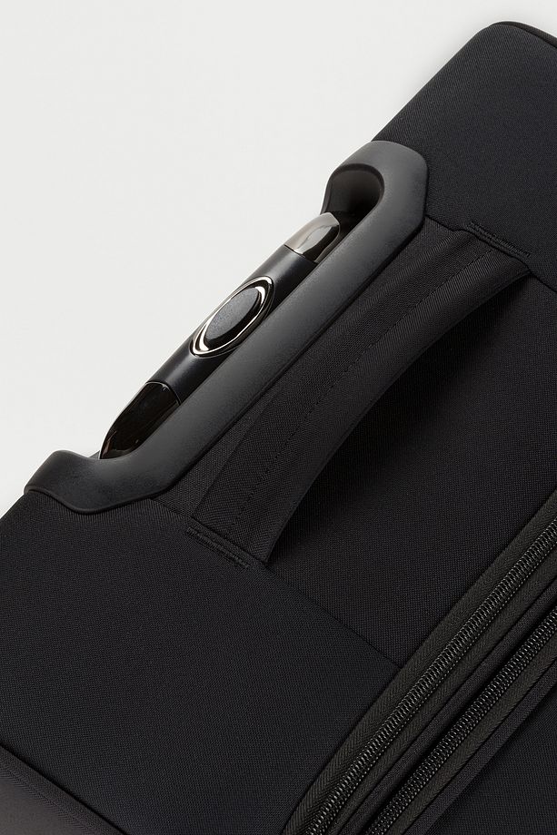 Unisex Siyah Hafif Ultra Light Lüx Kumaş 3'lü Valiz Seti - 6