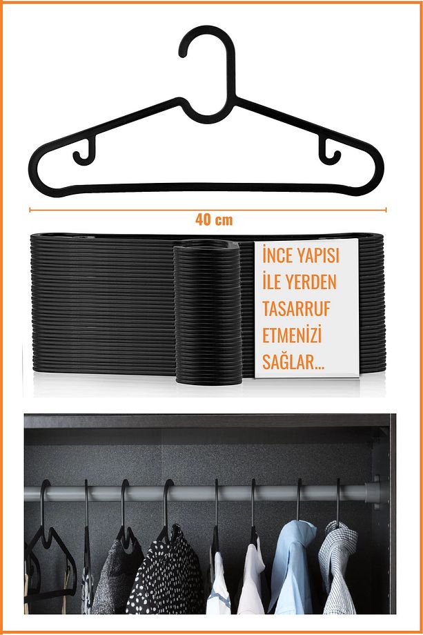 30 Adet Elbise Askısı, Spruttig Askı - 2