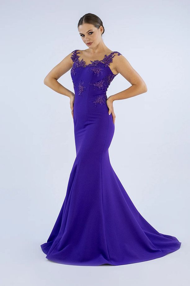 Alluring Exception Balık Kesim Nişan Elbisesi - 4