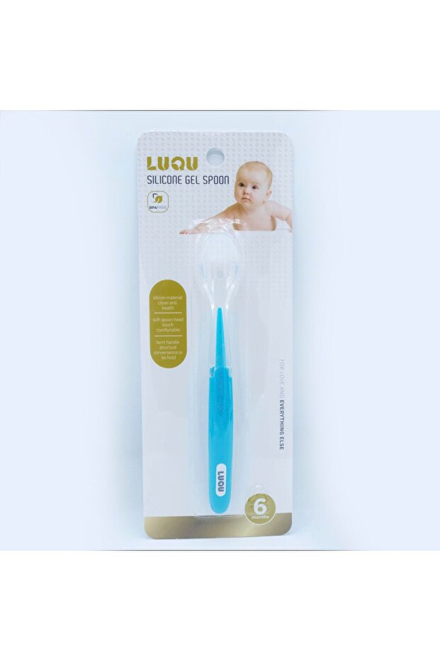 Luqu Spoon Silicone-Blue