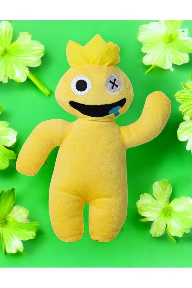 Imported Fabric Rainbow Friends Figure Plush Toy Sleep & Playmate with Sound and Music 30 Cm.