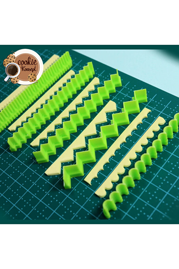 مجموعة قوالب بوليمر كلاي # 32 – قواطع منقوشة - 3