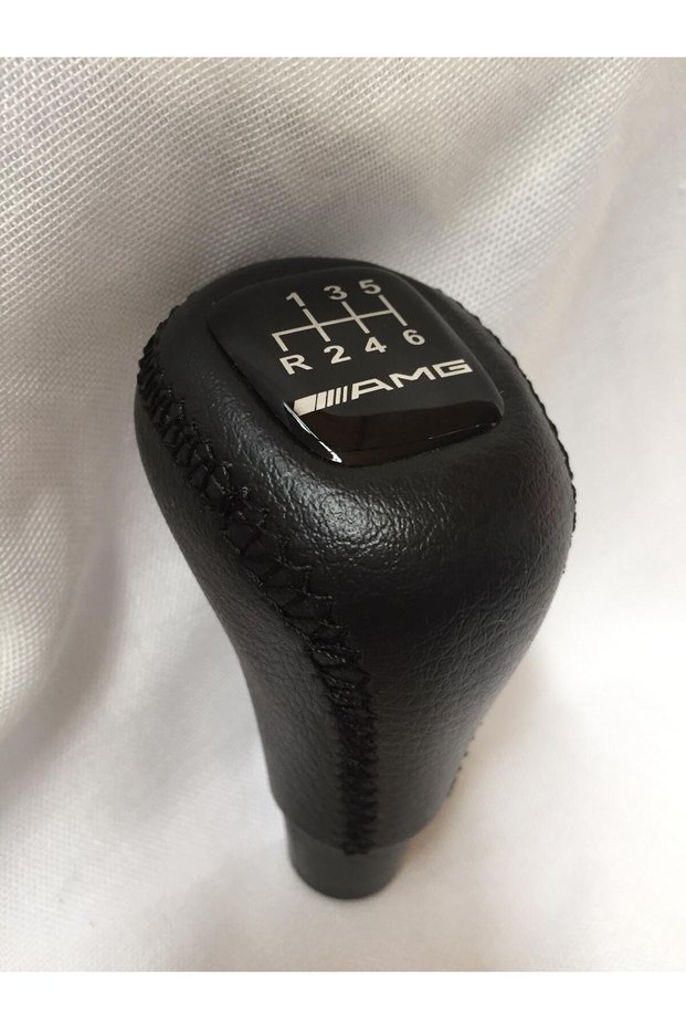 For Mercedes Amg W163 Ml320 Ml420 Ml55 W210 W202 W203 - Leather Gear Shift Knob