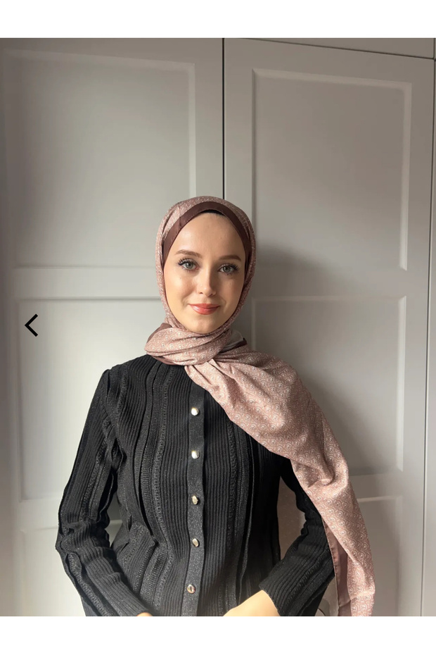 شال قطني بنمط دائرة MK - 8