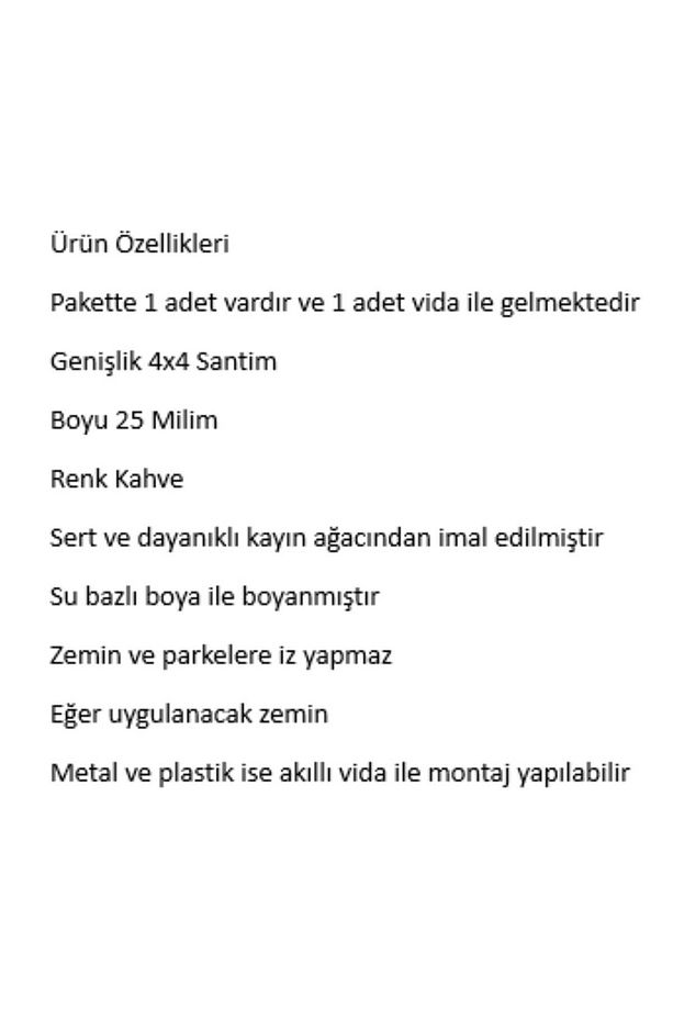 Masa Sandalye Mobilya Ünite Kanepe Koltuk Ahşap Ayak Yükseltici Ağaç Takoz Boy 25 Mm En 4x4 Cm - 2