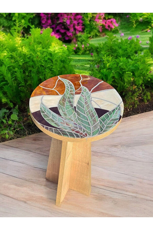 Terrazzo & Mozaik Yan sehpa - 1