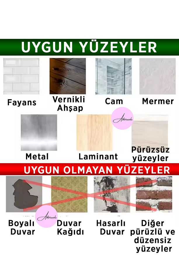 Ultra Güçlü Yapışkanlı Duvar Askısı Vantuzlu Şeffaf Duvar Askısı Yapışkanlı Kanca - 7