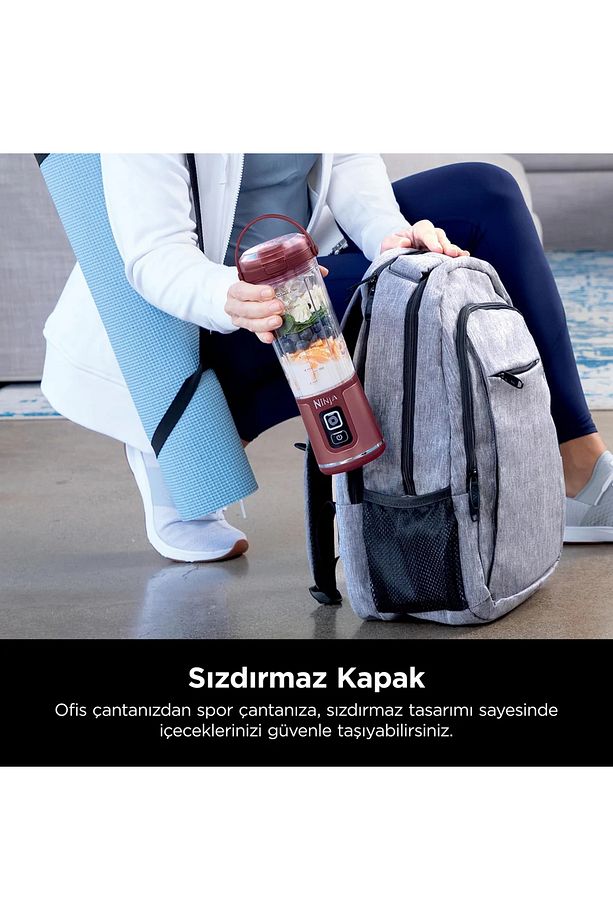 Blast™ Taşınabilir Blender – Kırmızı - Shark Ninja - 8